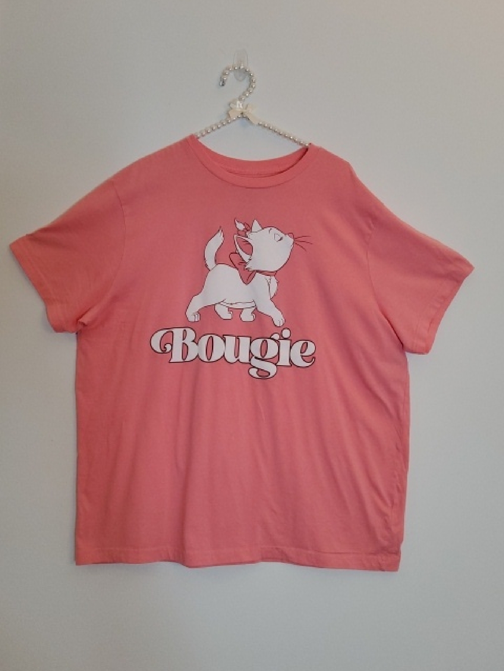 Disney Coral Pink Bougie Aristocat Marie Graphic Tee